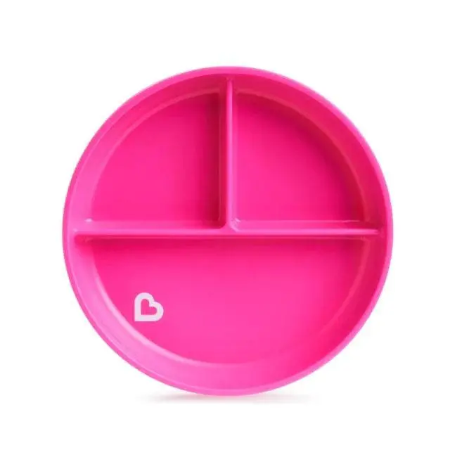 Munchkin Stay Put Suction Base Feeding Plate 1