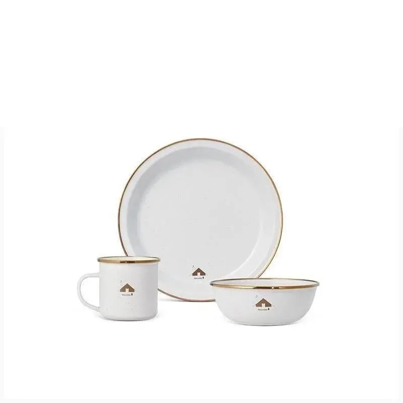 Naturehike Enamel-Coated Outdoor Tableware Set 1