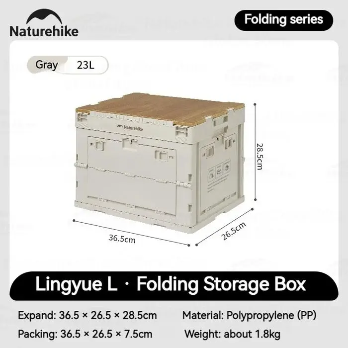 Naturehike Ling Yue L Compact Folding Storage Box For Gear 1