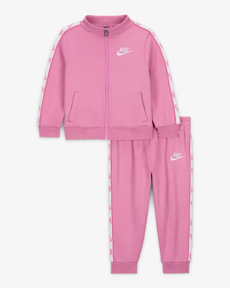 Nike Dri-Fit Baby Full-Zip Set – 2-Piece Logo-Taped Outfit (12–24 Months) 1