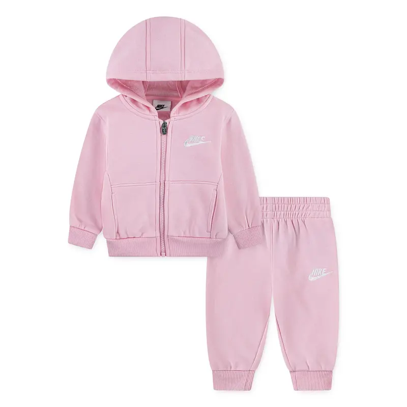 Nike Sportswear Club Full-Zip Hoodie & Pants Set – Sizes 12M To 6 1
