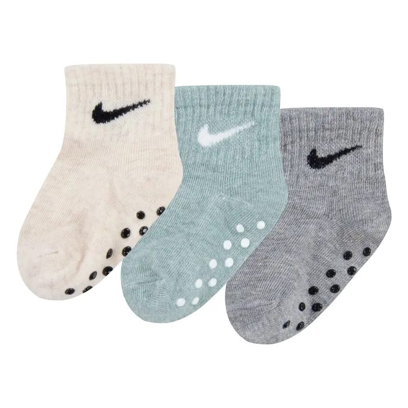 Nike Swoosh Gripper Ankle Socks – Infant Sizes 6–12 Months 1