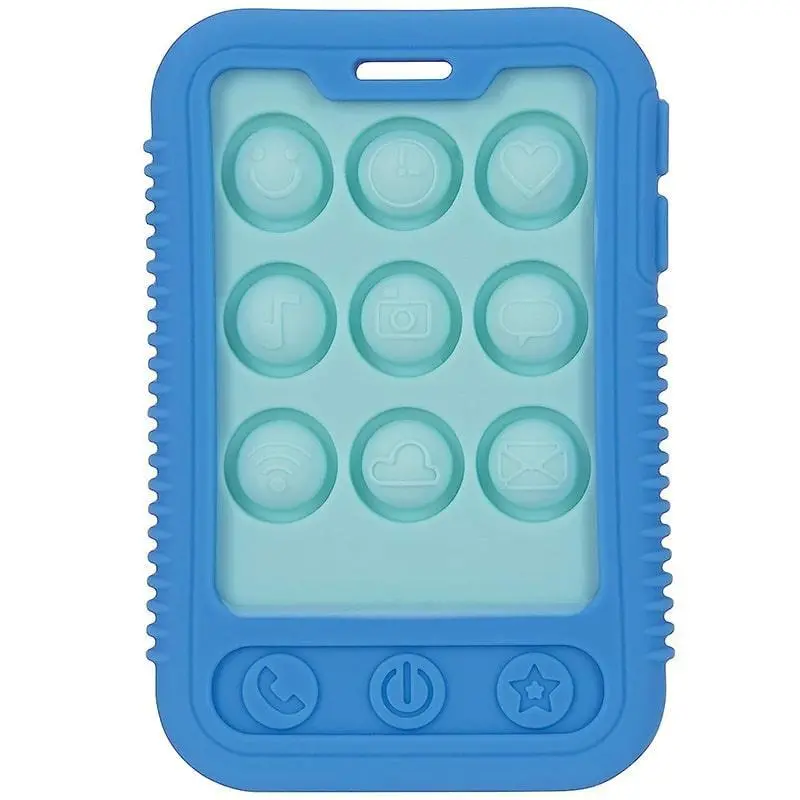 Nuby Giggle Bytes Sensory Teether Phone – Chewable Toy For Babies 1