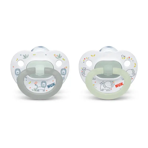 Nuk Fashion Pacifier Set – 2-Pack Assorted Designs For Babies 1