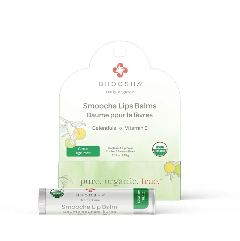 Organic Citrus-Flavored Lip Balm For Babies – Shoosha Smoocha 1