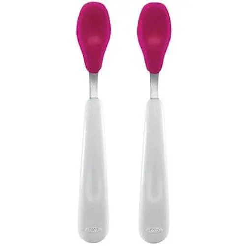Oxo Tot Soft-Tip Feeding Spoon Set With Silicone Heads 1