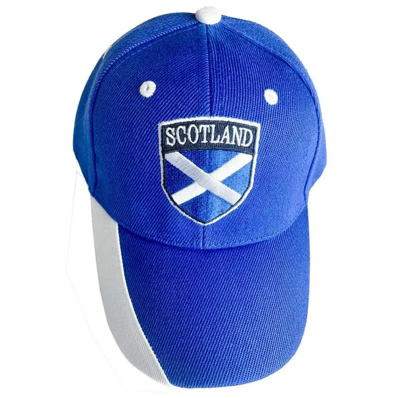 Pam Royal Blue Adjustable Kids Cap – Scottish Design 1