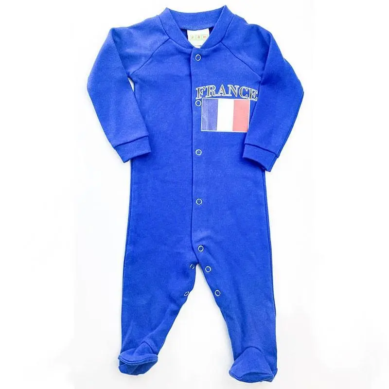 Pam Royal Blue Baby Pajama – French Collection 1