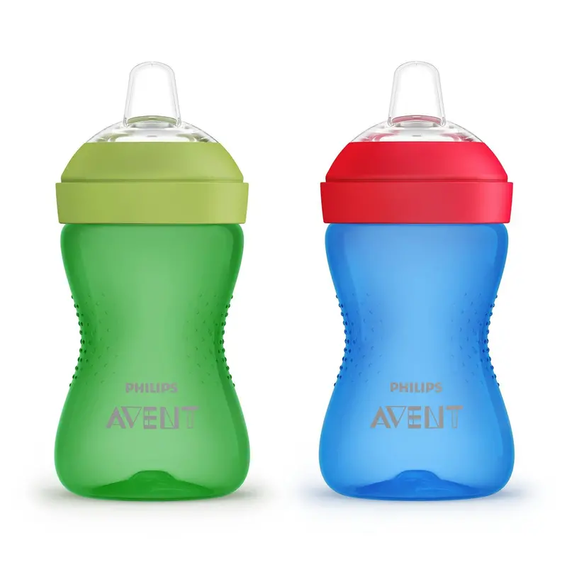 Philips Avent My Grippy Sippy Cup With Spout – 10 Oz, 2-Pack Starter Set 1