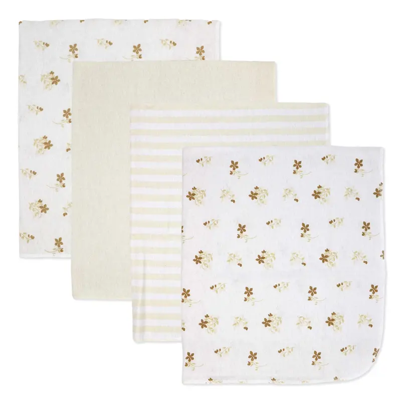 Precious Moments Flannel Receiving Blankets – 4-Pack Set For Newborns 3