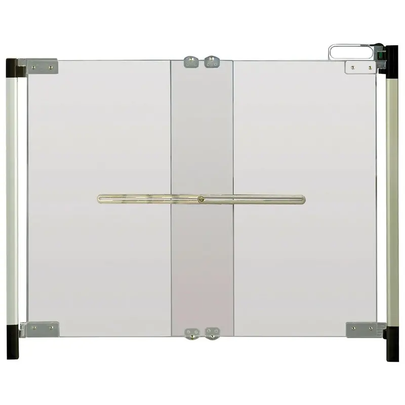 Qdos Crystal Clear Mounted Safety Gate For Stairs And Doorways 1