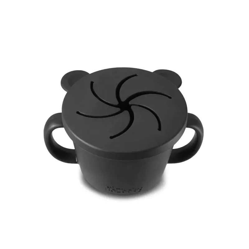 Raz Baby Oso Snack Cup – Black Leak-Resistant Container 1
