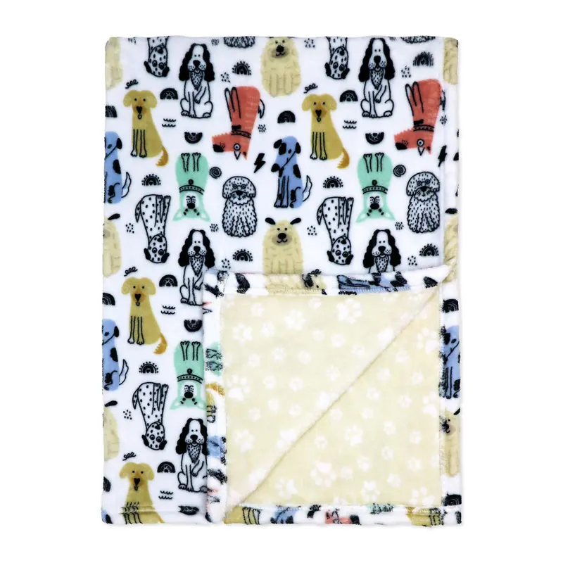 Reversible Printed Baby Blanket – Lightweight & Versatile Nursery Essential 1
