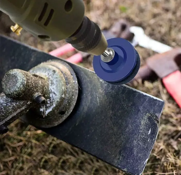 Ride-On Lawn Mower Blade Sharpener: Precision Grinding Tool For Rotary Blades 1