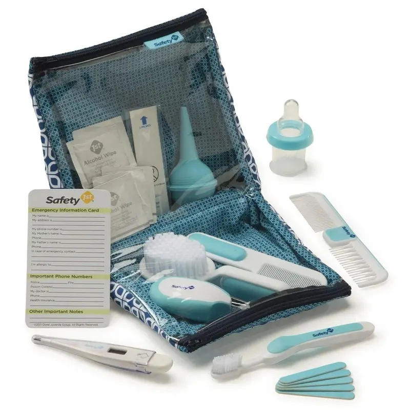 Safety 1St Arctic Blue Deluxe Baby Healthcare And Grooming Kit 1