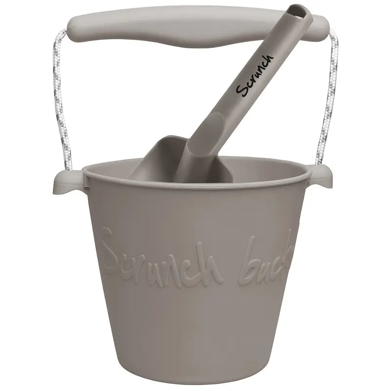 Scrunch Silicone Beach Set – Flexible Bucket And Spade For Toddlers 1