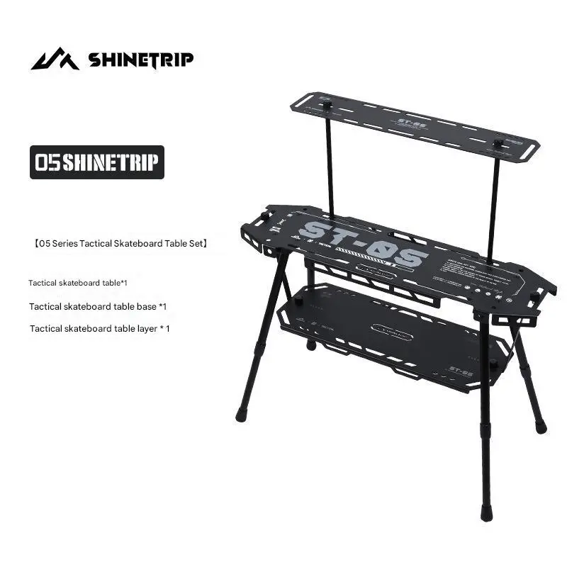 Shinetrip St-05 Tactical Skateboard-Inspired Folding Table – Portable Work Or Camp Surface 1