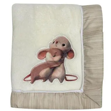 Simmons Plush Blanket For Babies & Toddlers – Soft Mice Pattern Design 1