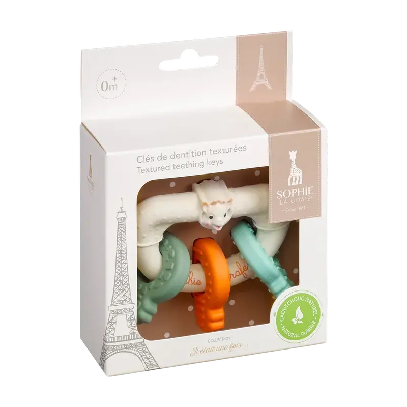 Sophie La Girafe Once Upon A Time Key Ring Teether Set 1