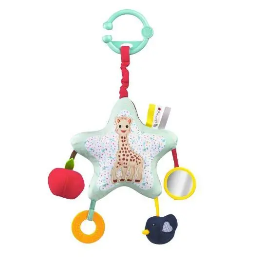 Sophie La Girafe Star Activities Plush – Interactive Sensory Toy With Crinkle, Mirror & Teether 1