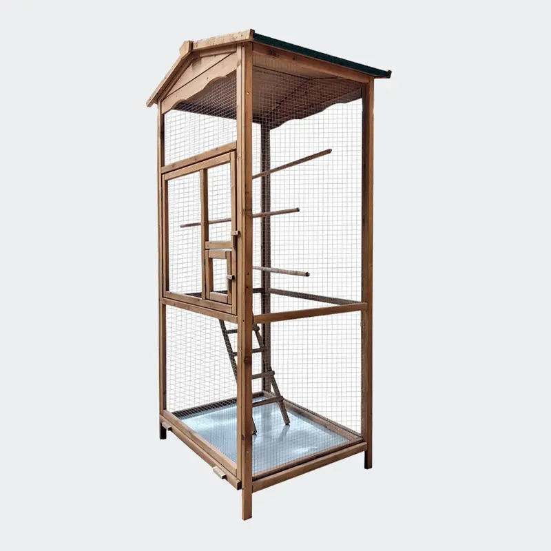Spacious Wooden Aviary – 890 X 660 X 1740 Mm Outdoor Bird Or Small Animal Enclosure 1