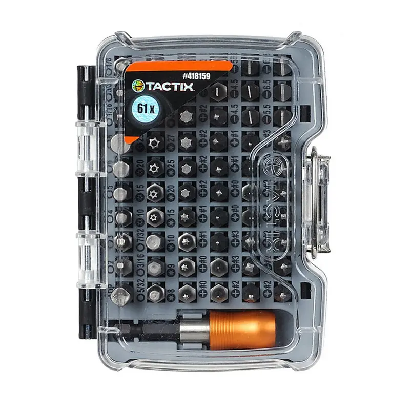 Tactix S2 61-Piece Metric Bit Set – Precision Ttx-418159 Collection 1