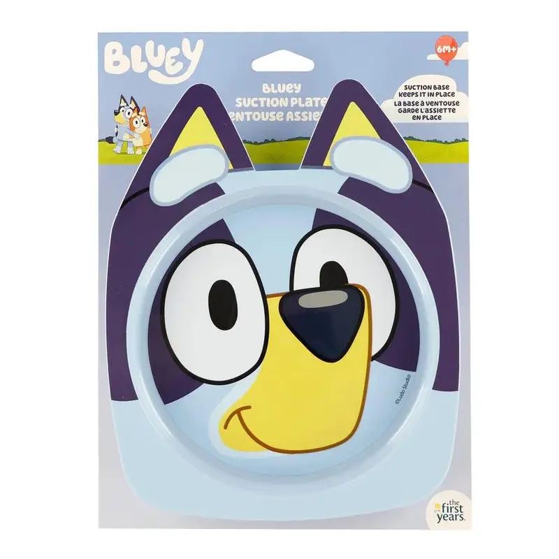 The First Years Bluey Suction Plate – Secure, Mess-Resistant Toddler Mealtime Tray 1