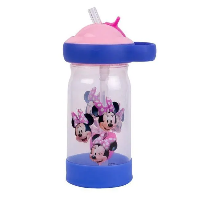 The First Years Minnie Mouse Sip & See Floating Charm Water Bottle 1