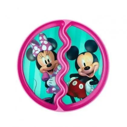 The First Years Minnie Mouse Suction Plate – Secure, Spill-Resistant Feeding Dish 1