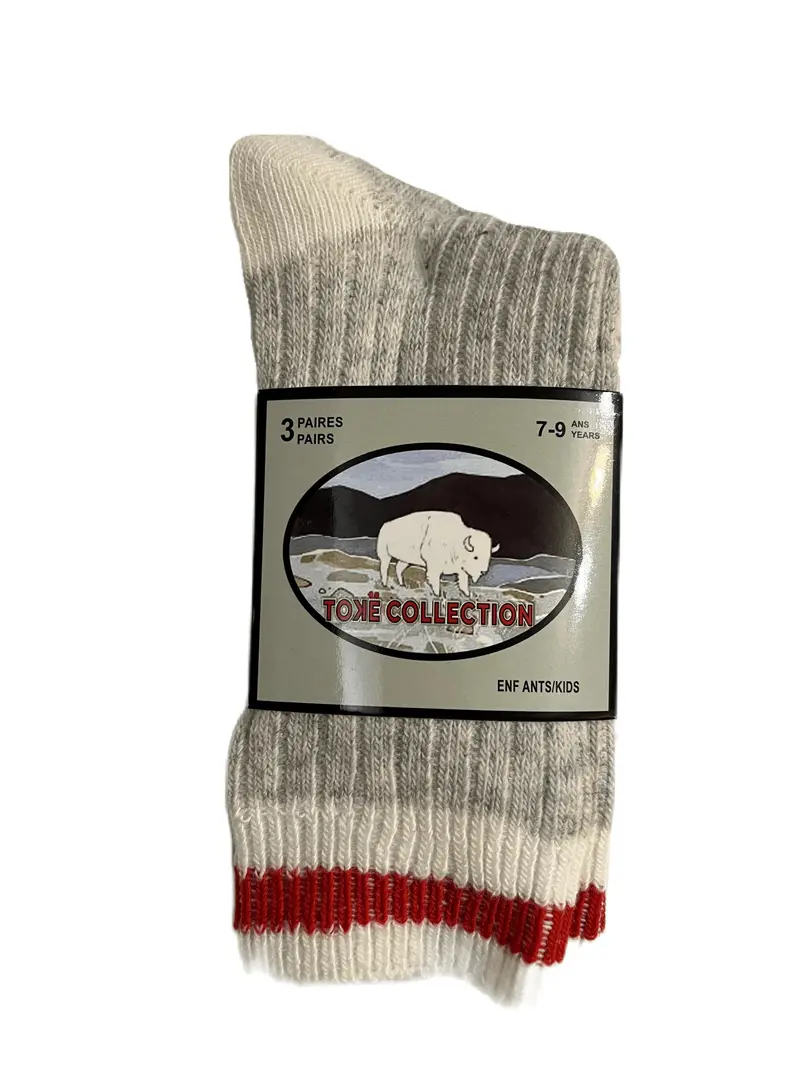 Toke Kids Wool Blend Socks – 3-Pack, Ages 4–9 1
