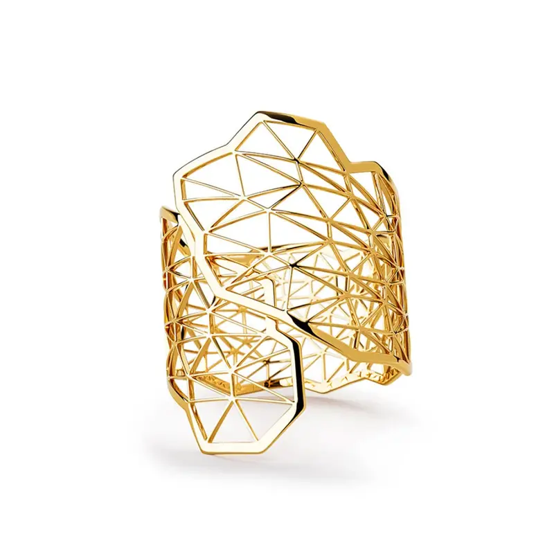 Topia Vision Embrace Yellow Gold Ring 1