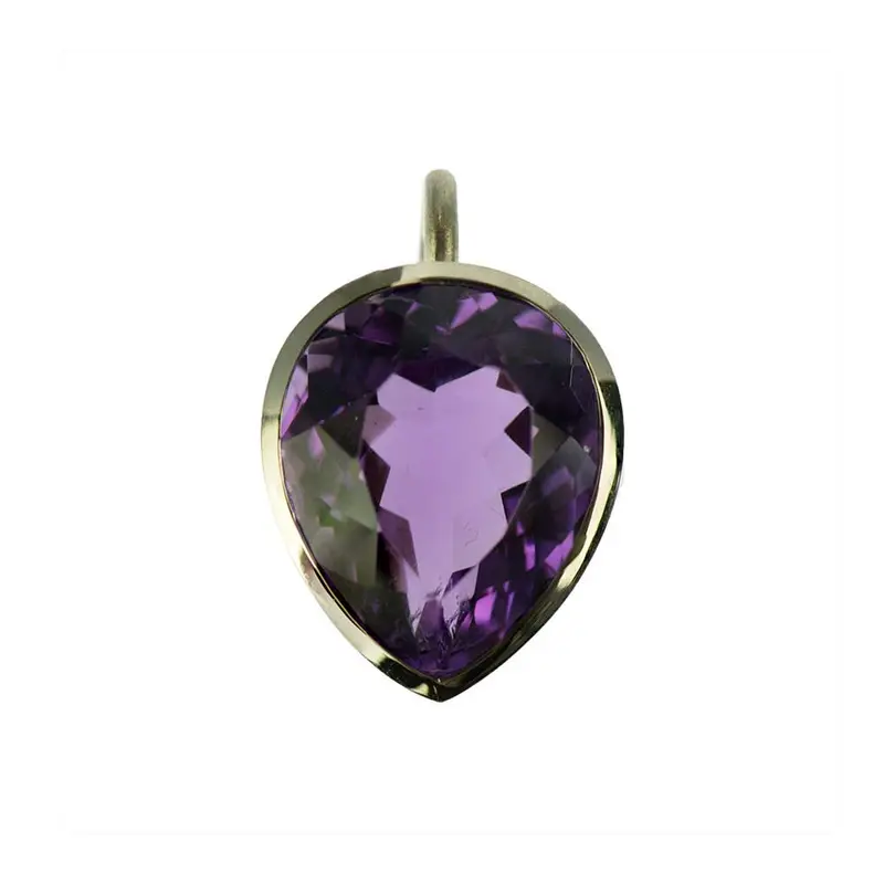 Violet Pendant In White Gold With Amethyst 1