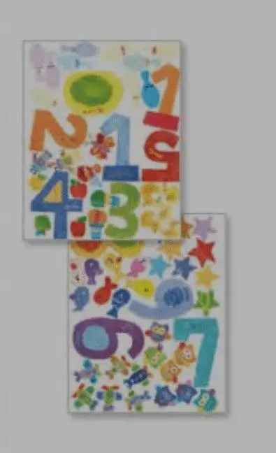 Wallies Educational Counting Numbers Wall Decals 1