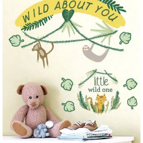 Wallies ‘Wild About You’ Animal-Themed Wall Decals 1