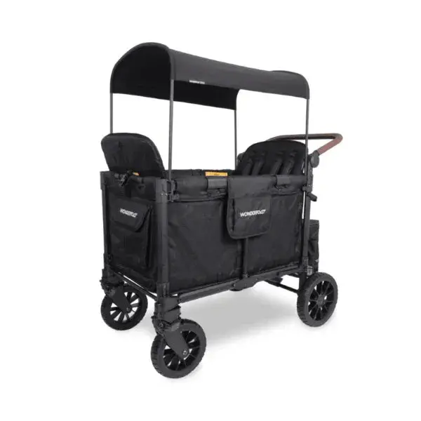 Wonderfold W4 Luxe Pro Quad Push Stroller – Luxury Four-Child Wagon Stroller 1