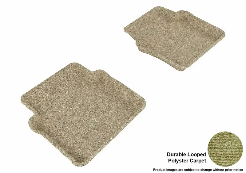 3D Maxpider Classic Floor Mats – Tan, 2-Piece Rear Set (Limited Stock) 1