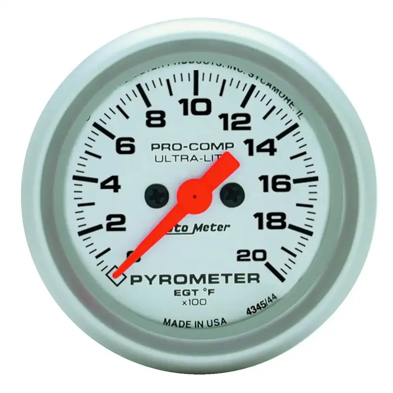 Autometer 4345 Analog Gauge – Classic Incandescent Perimeter Lighting For Dash Mounts 1