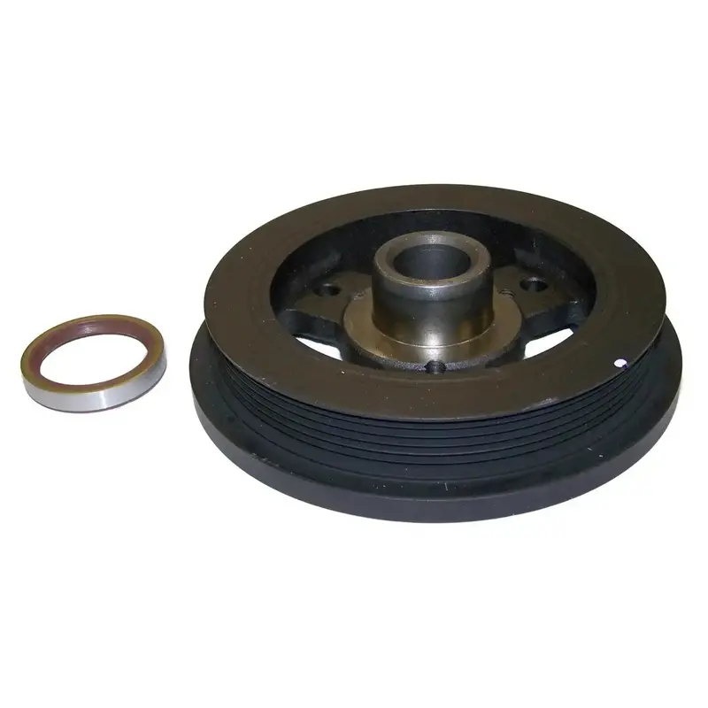 Crown Automotive Harmonic Balancer And Front Crankshaft Seal Kit – Compatible With 1987–2006 Jeep 4.0L Engines 1