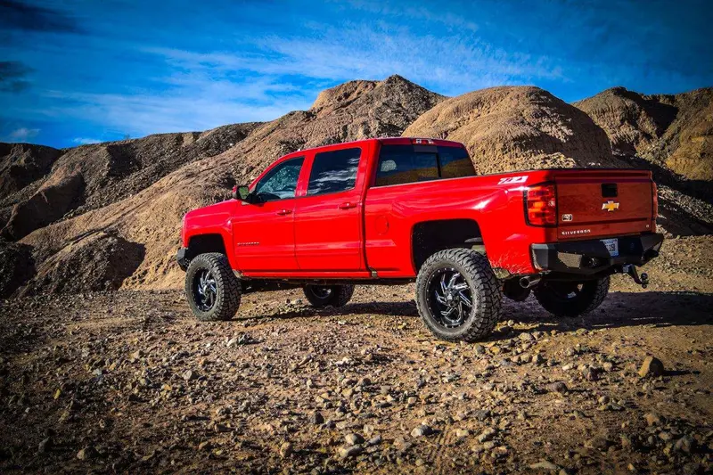 Dv8 Offroad Rear Bumper – Full-Size, Black Powder-Coated – For 2016–2018 Chevrolet Silverado 1500 1