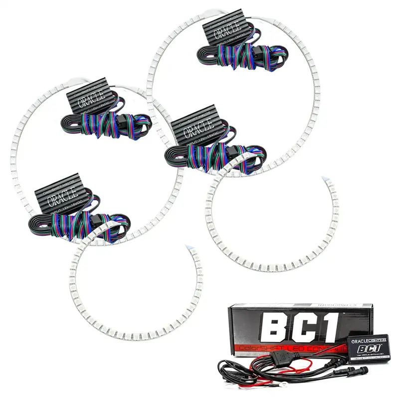 Oracle Lighting Colorshift Halo Ring Kit – Bc1-Compatible Rgb Led System 1
