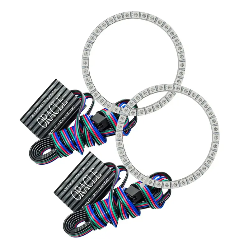 Oracle Lighting Colorshift Halo Ring Kit – Plug-And-Play Led Accent Rings Without Controller (2666-334) 1